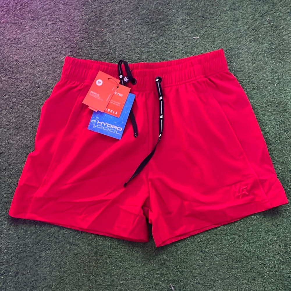 BRAND NEW- YoungLA Hydro cool red shorts